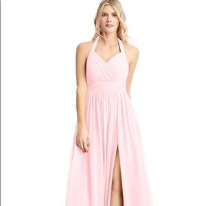 Azazie Veronica Blushing Pink Bridesmaid Dress